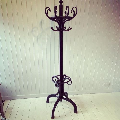Ebonised Bentwood Coat and Umbrella Stand