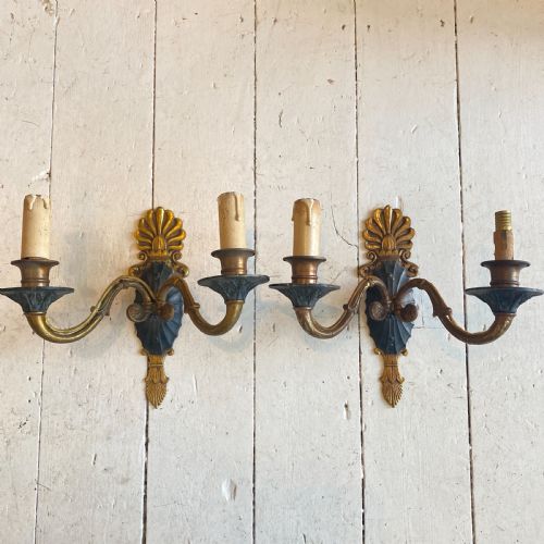 Pair of Vintage Regency Style Wall Sconces