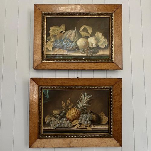 Pair of Victorian Still Life Watercolours