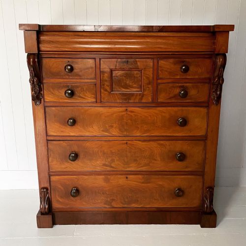 Grand Scale Victorian Mahogany Chest of Drawers