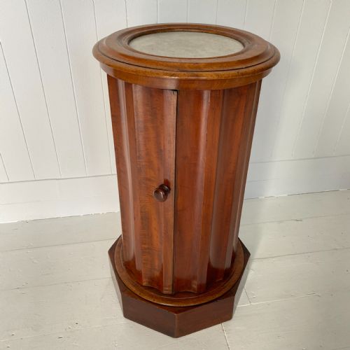 Victorian Mahogany & Marble Bedside Cupboard