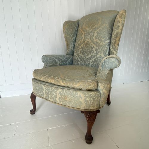 Country House Wingback Armchair Circa 1920