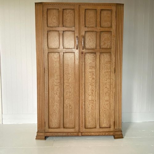 Cotswold School Limed Oak Wardrobe by Heals London