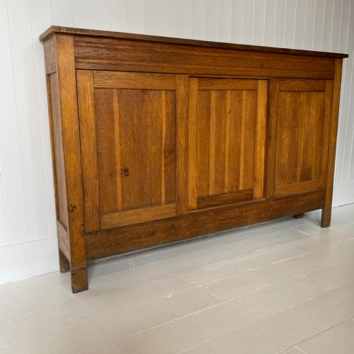Vintage French Oak Hall or Kitchen Cabinet