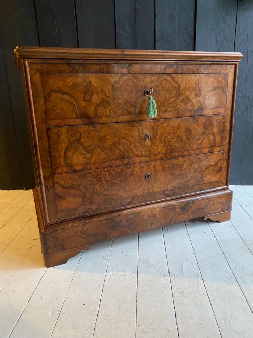 A French Burr Walnut Commode Circa 1910/20