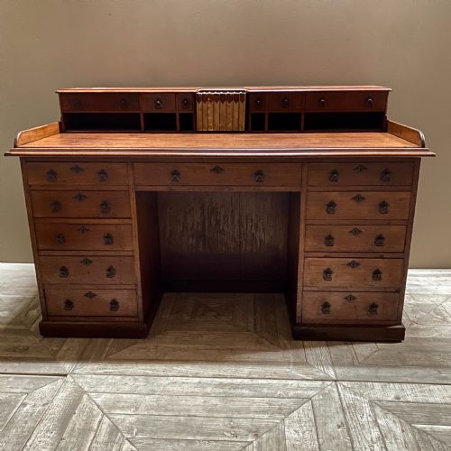 fig 1. A Victorian Gothic Mahogany Church Desk
