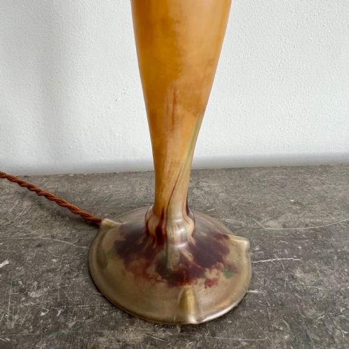 fig 1. Art Deco Glass Mushroom Lamp by Daum Nancy