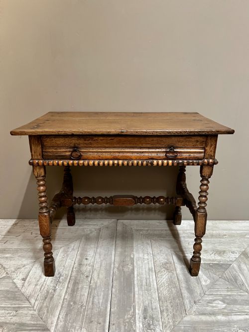 An C18th Oak Hall or Side Table