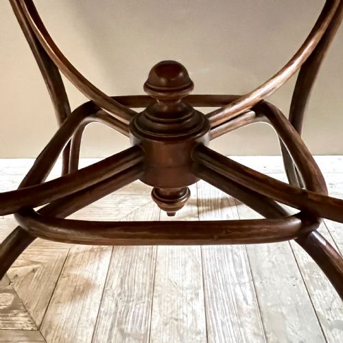fig 1. A Thonet Bentwood Card Table No. 5  