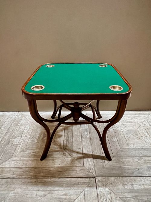 fig 2. A Thonet Bentwood Card Table No. 5  