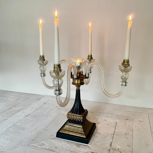 Large Regency Style Centrepiece Candelabra