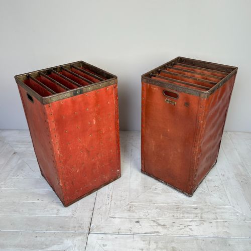 VINTAGE CONTINENTAL LAUNDRY STORAGE BOXES