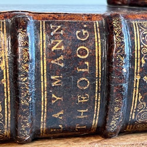 GENUINE ANTIQUE LEATHER BOOK LAMP - ADDITIONAL PHOTO 3