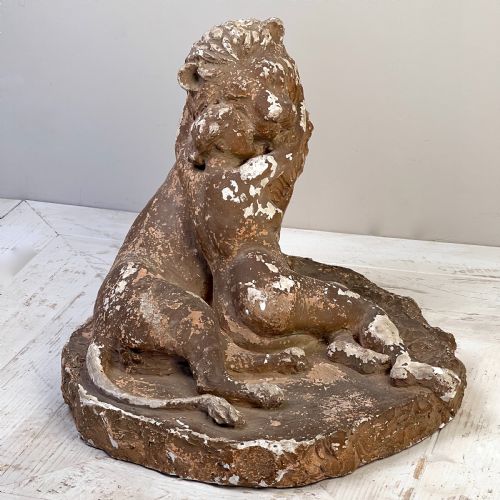 UNA AND THE LION' SCULPTURE BY OCTAVE GALLIARDSANSONETTI 1903 - ADDITIONAL PHOTO 7