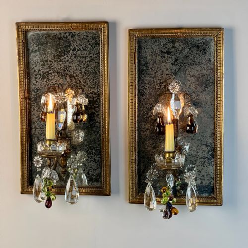 Pair of C19th Venetian Girandole Mirrors