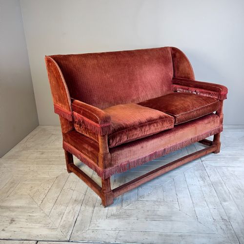 Country House Wingback Two Seater Sofa