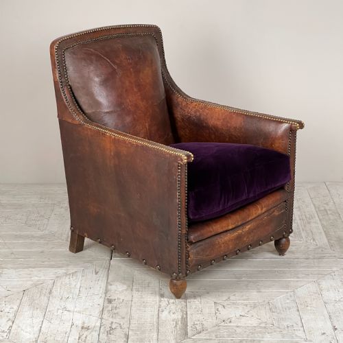Antique Leather Club Chair