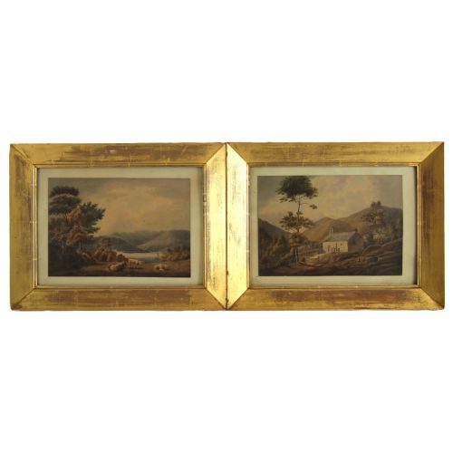 Pair of C19th English School Framed Watercolours