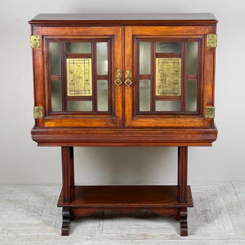 fig 1. A Mahogany Display Cabinet Circa 1900