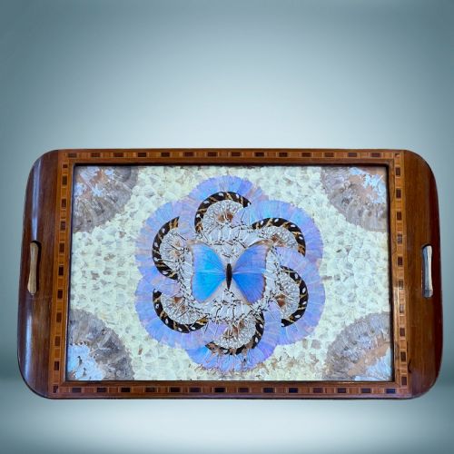 Antique Butterfly Tray