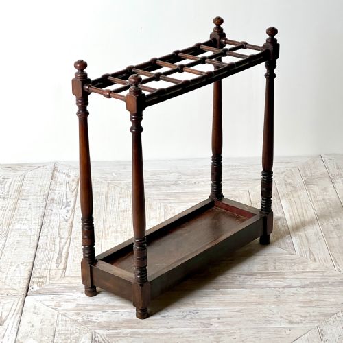 An Edwardian Heals of London Walnut Stick or Umbrella Stand