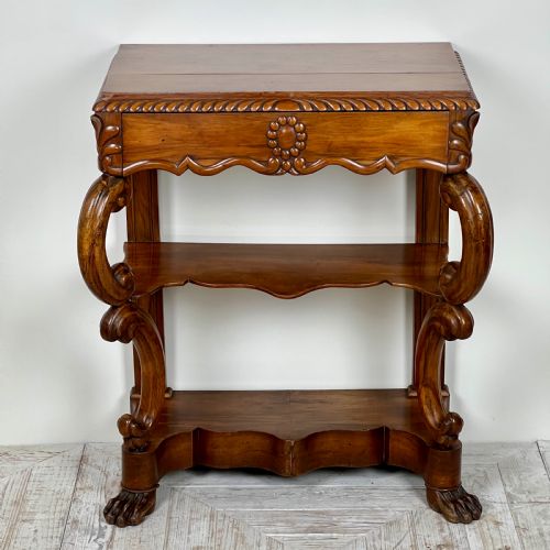 fig 1. A 19Th Century Walnut Console Table