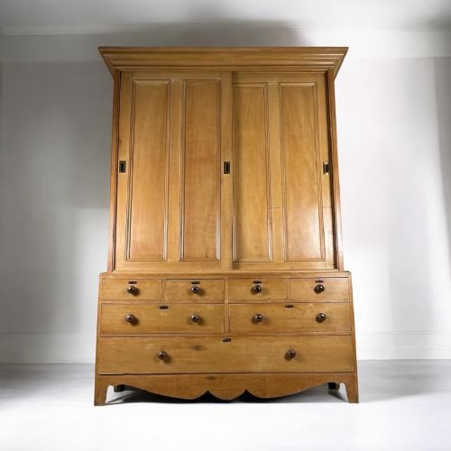 fig 1. A Victorian Pine Estate Housekeeper’S Cupboard Of Grand Proportions