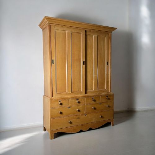 fig 2. A Victorian Pine Estate Housekeeper’S Cupboard Of Grand Proportions