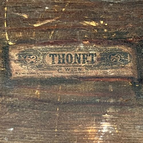 A RARE TRIANGULAR THONET BENTWOOD CARD TABLE CIRCA 1900 - ADDITIONAL PHOTO 8
