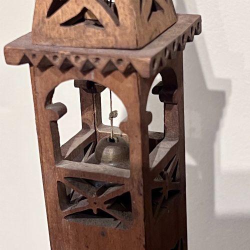 LARGE ARCHITECTURAL FRETWORK CLOCK CASE LATE 19THEARLY 20TH CENTURY - ADDITIONAL PHOTO 8