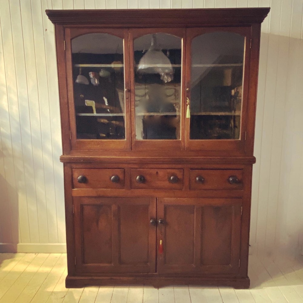 Georgian Oak Dresser or Housekeepers Cupboard