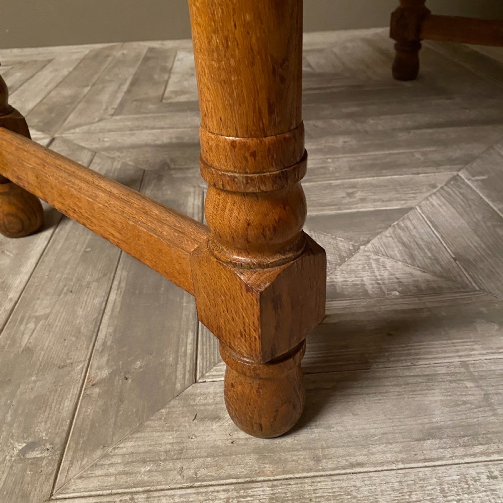 Extending Dining or Kitchen Table With  Parquetry Centre Inlay by E Gomme 1936 View VIII
