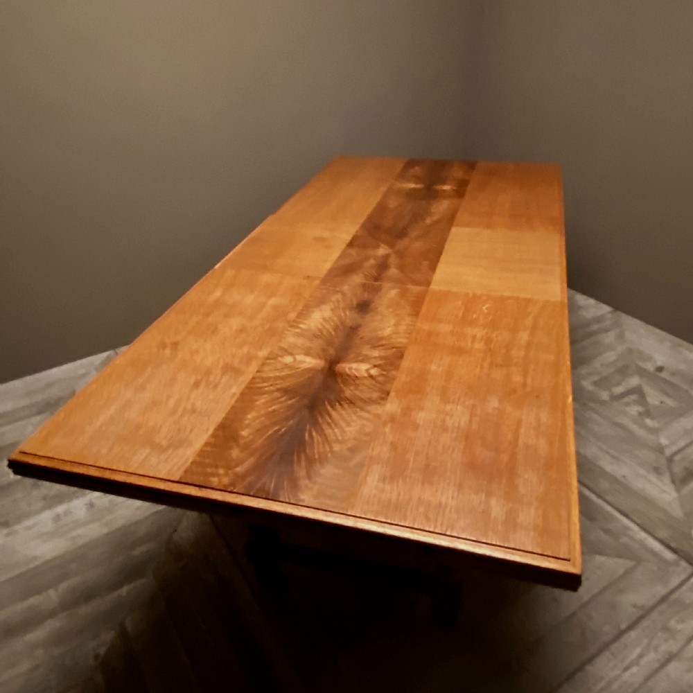Extending Dining or Kitchen Table With  Parquetry Centre Inlay by E Gomme 1936 View IX
