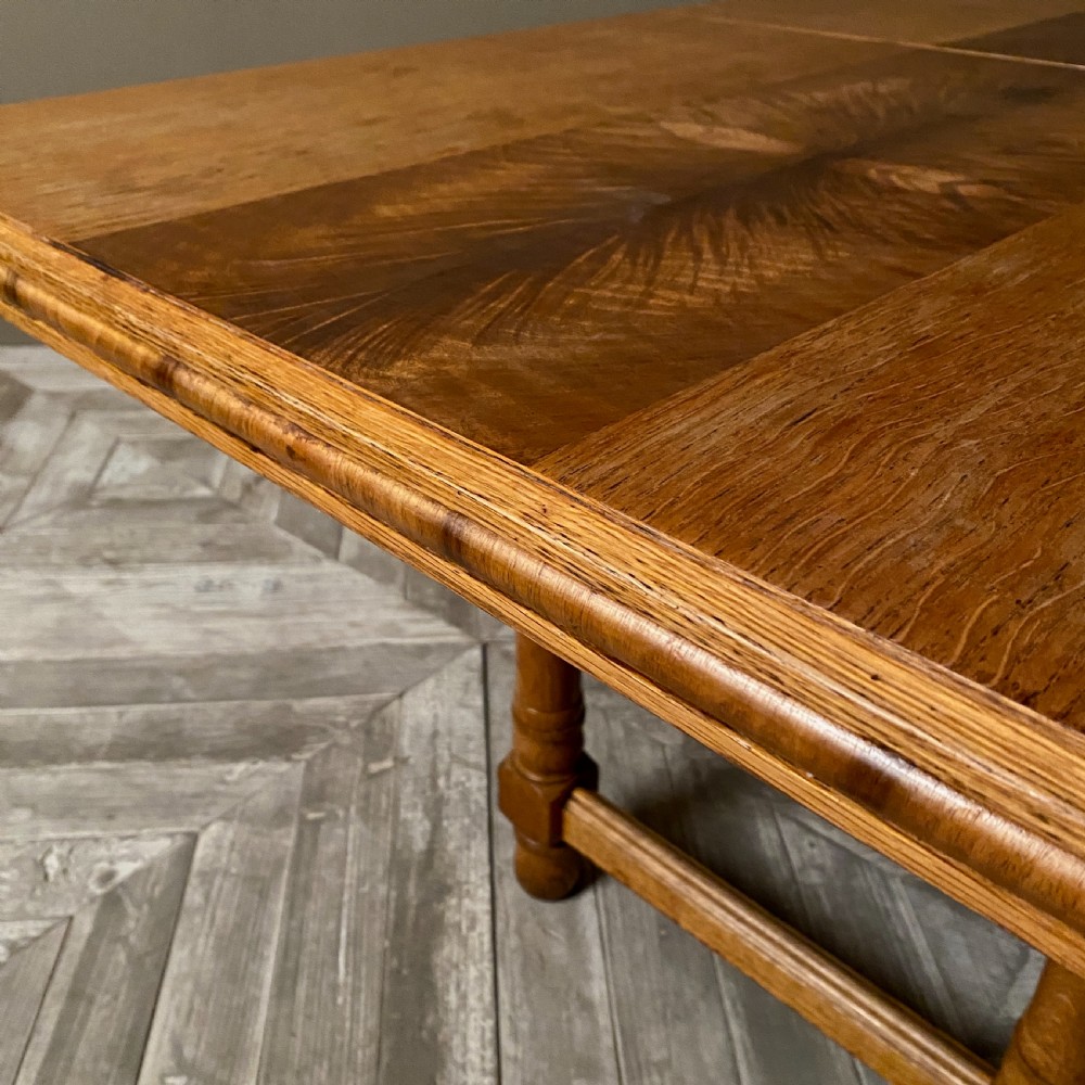 Extending Dining or Kitchen Table With  Parquetry Centre Inlay by E Gomme 1936 View X
