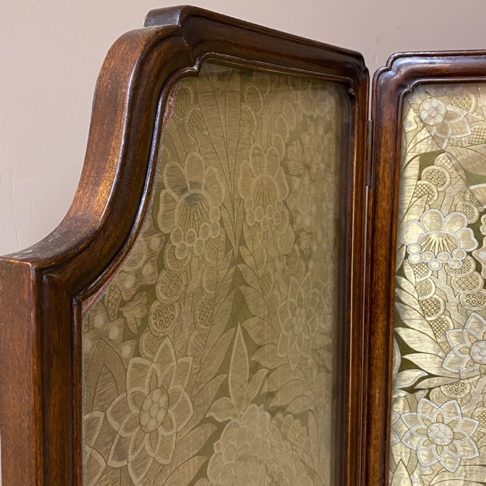 Oriental Silk Three Fold Screen Room Divider View IV