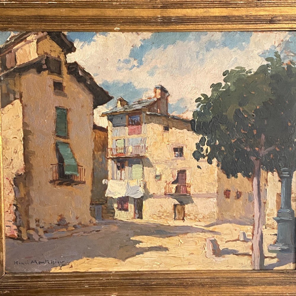 Oil Painting by Henri Montassier (1880-1946) View III