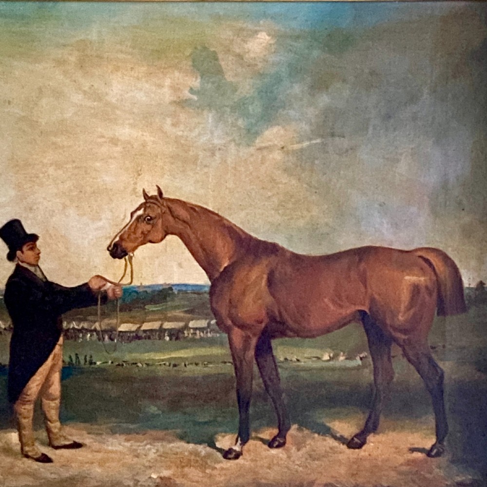 Victorian Equestrian Oil Painting View III
