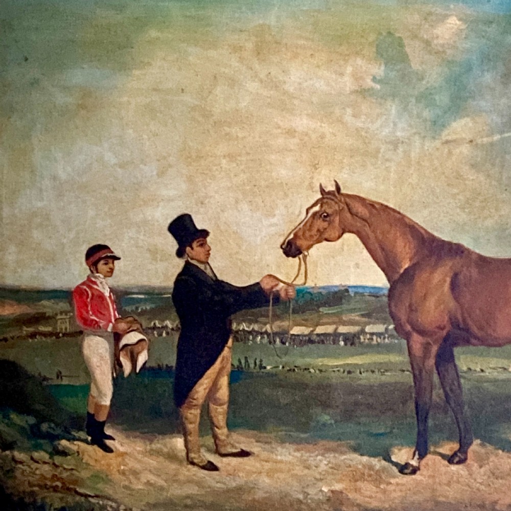 Victorian Equestrian Oil Painting View IV