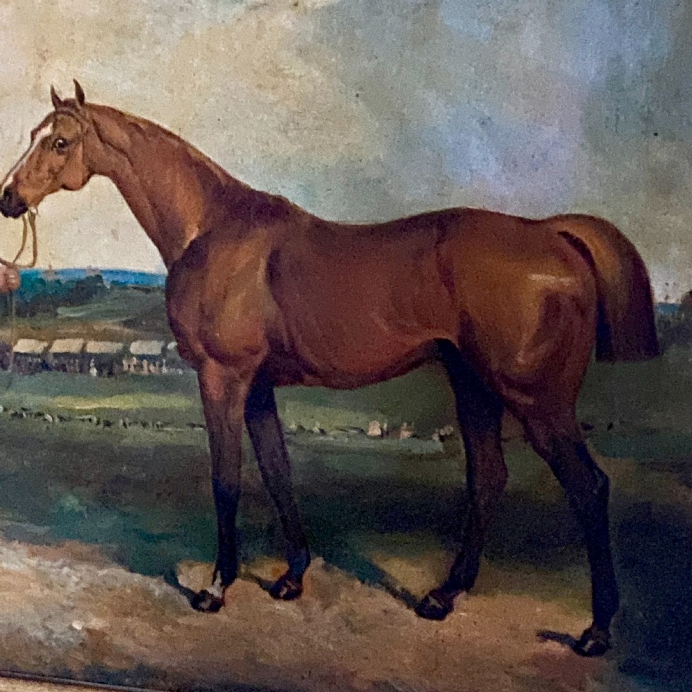 Victorian Equestrian Oil Painting View V