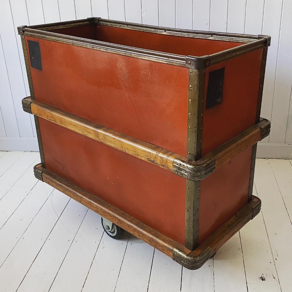 Vintage Hotel Linen Trolley