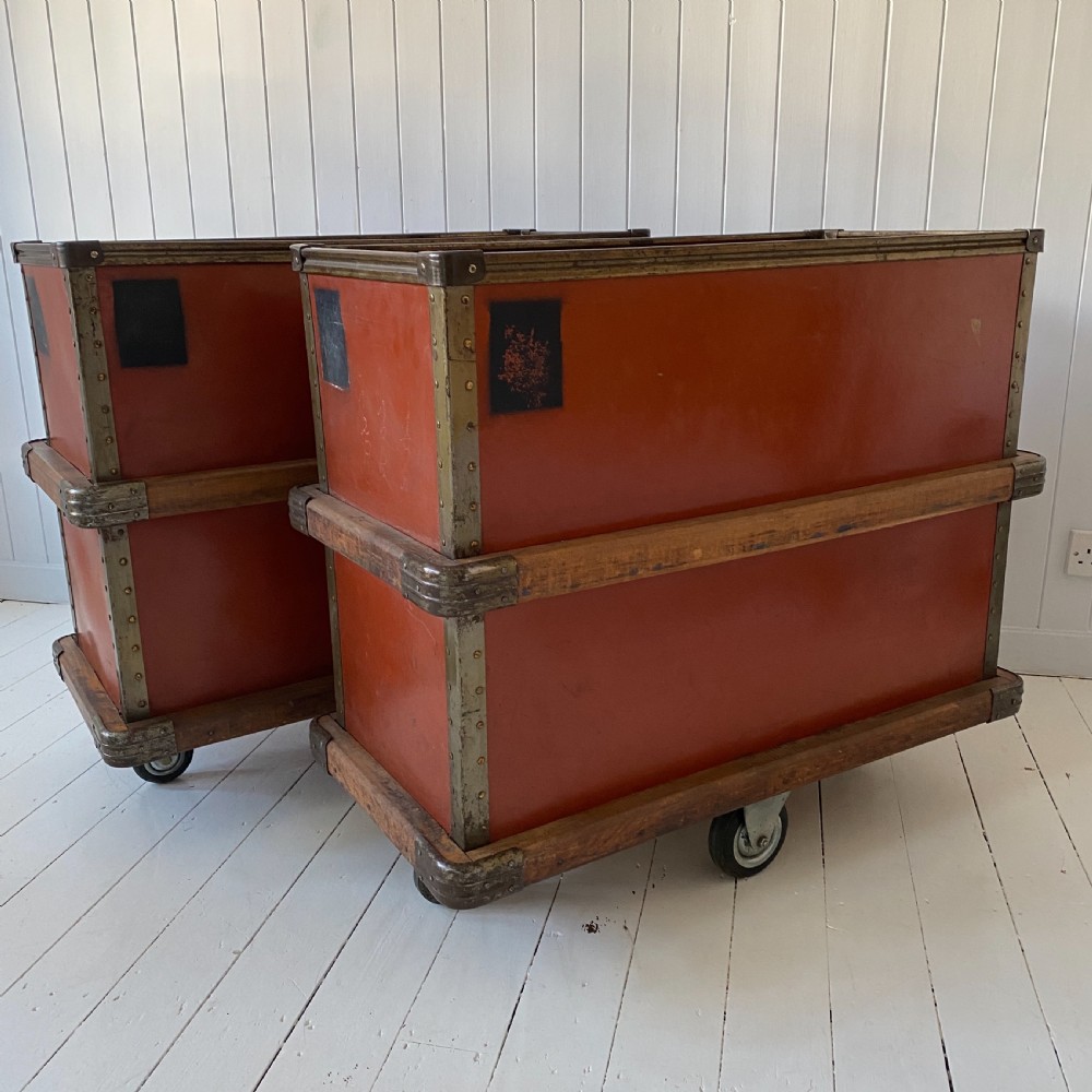 Vintage Hotel Linen Trolley View IV