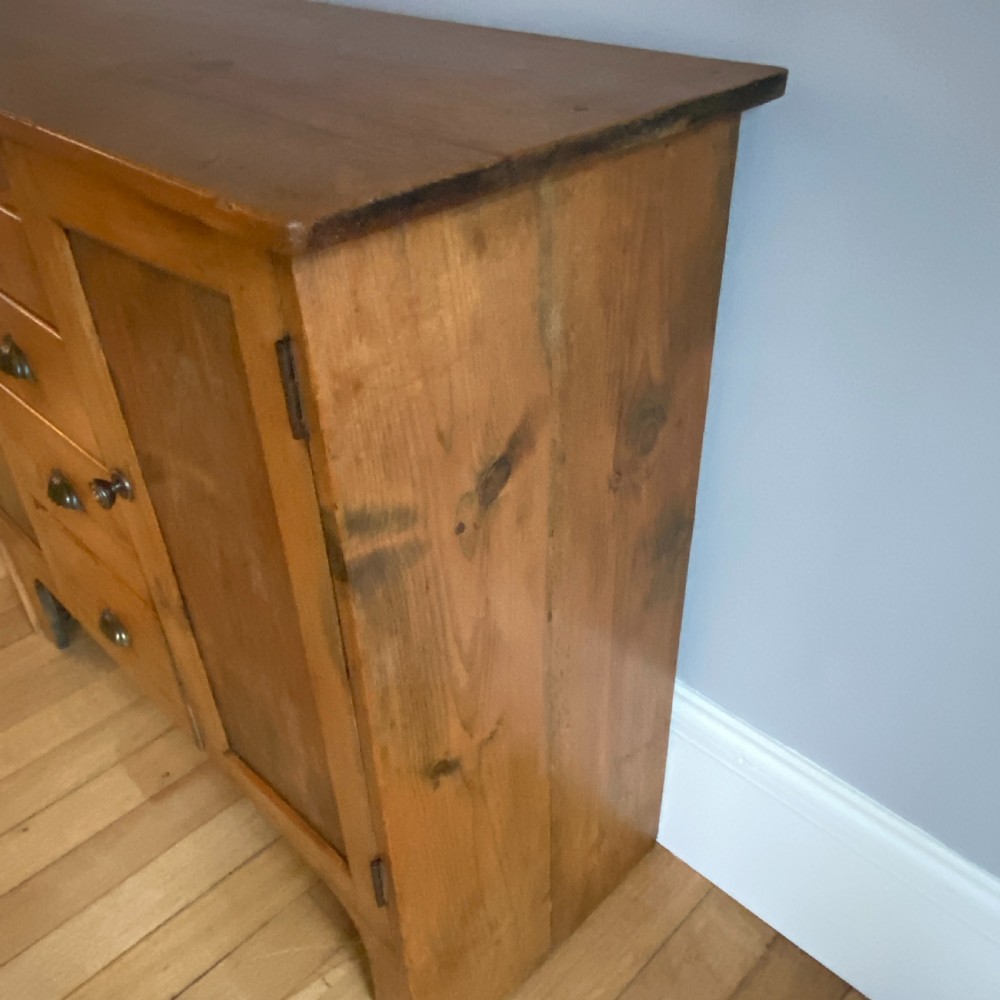 Vintage Pine Sideboard View X