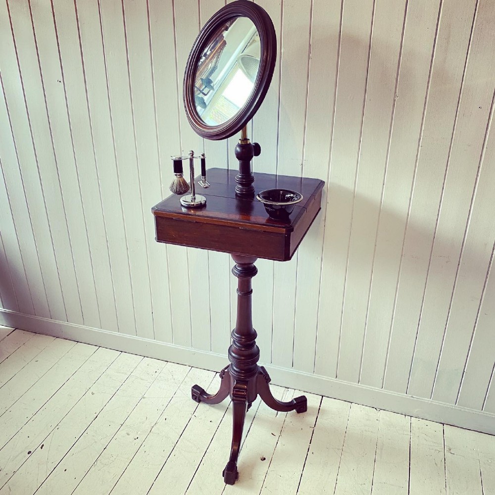 A Mahogany Shaving Stand Circa 1890