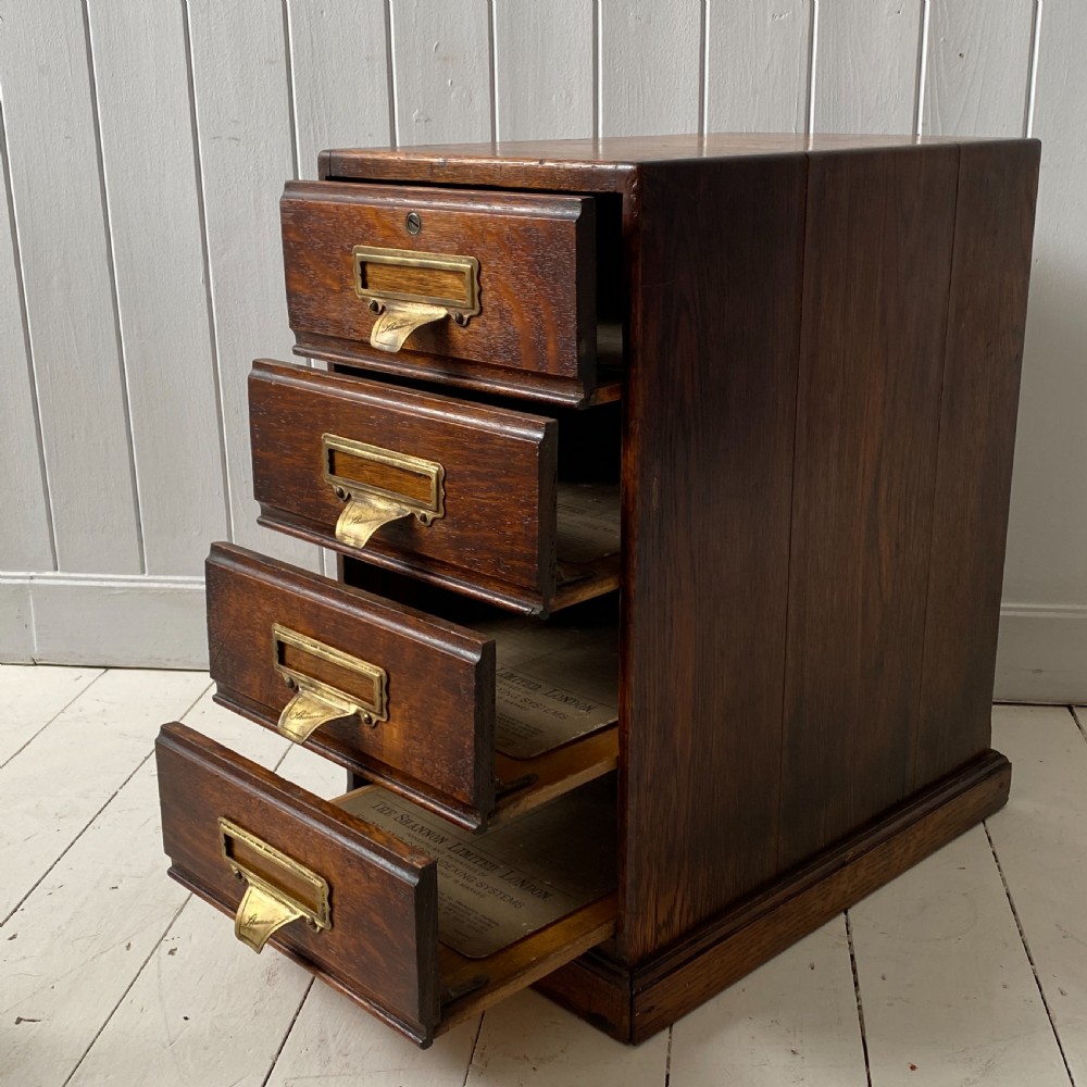 Shannon Oak Filing Drawers View VI