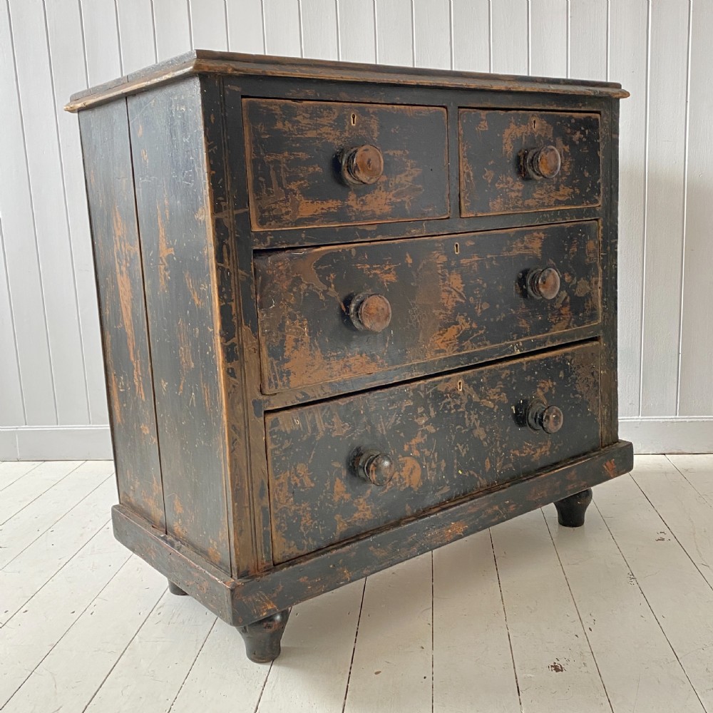 A Victorian Painted Chest of Drawers View VII
