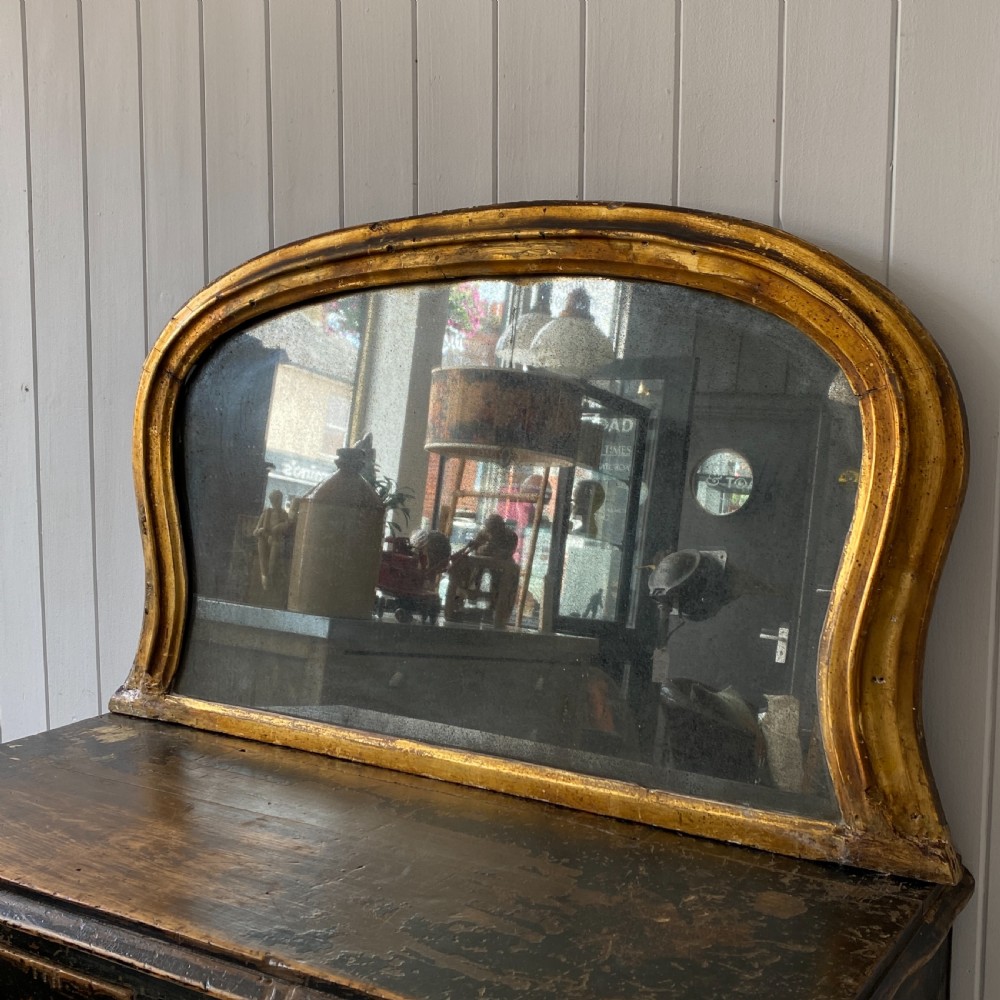 19th Century Gilt Overmantel Mirror  View III