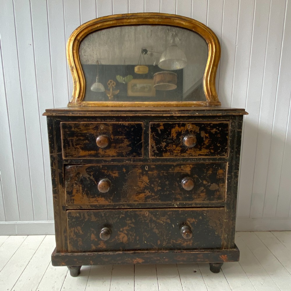 19th Century Gilt Overmantel Mirror  View V