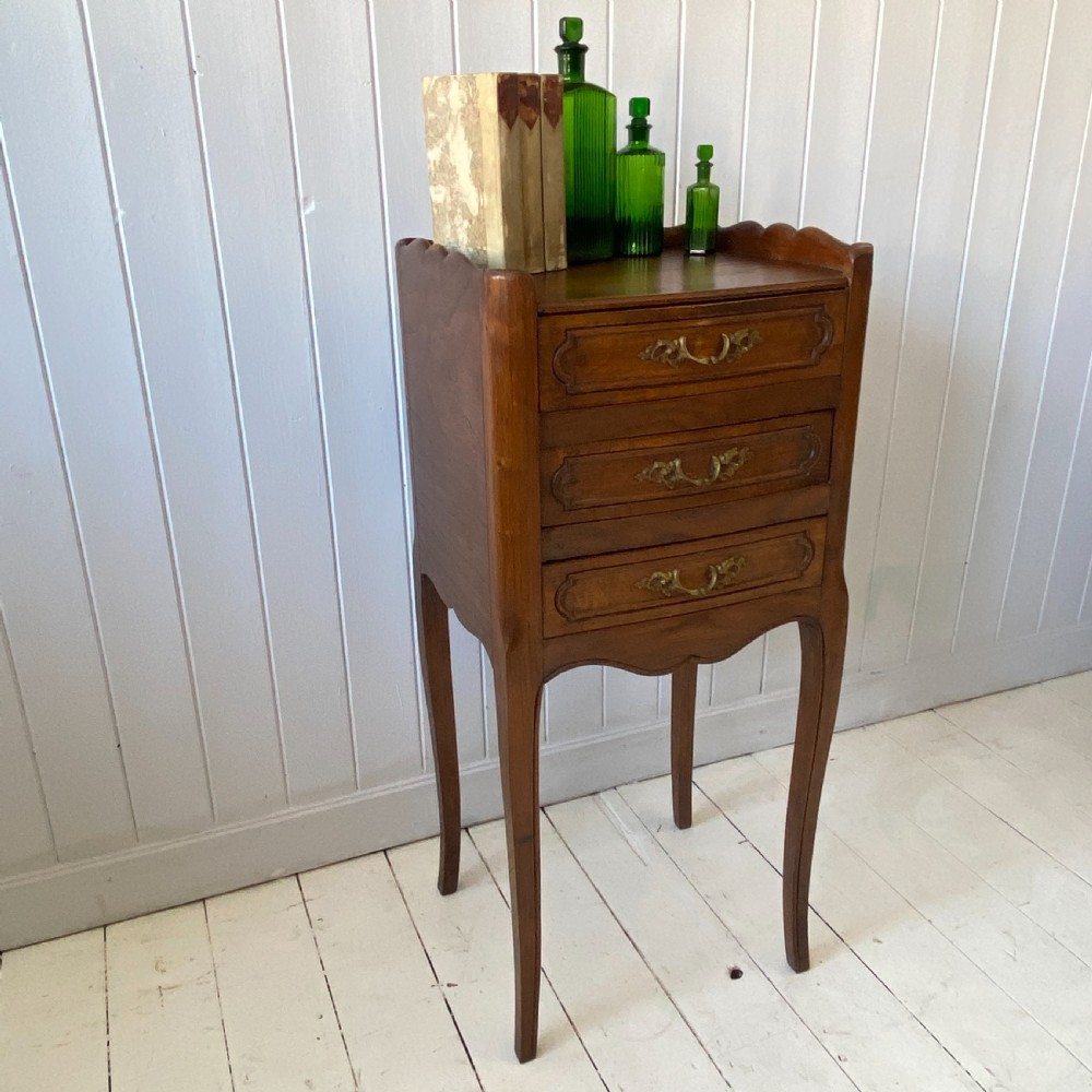 Pair of French Oak and Elm Bedside or Lamp Tables  View V