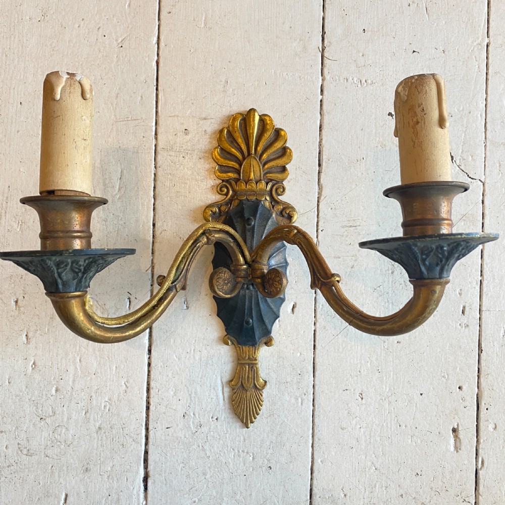 Pair of Vintage Regency Style Wall Sconces View II