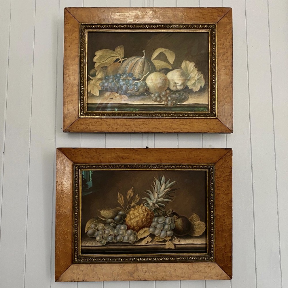 Pair of Victorian Still Life Watercolours